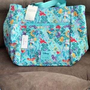 Vera Bradley Disney Little Mermaid ReActive Drawstring Family Tote